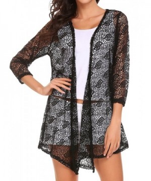 Elesol Womens Crochet Cardigan Sleeve