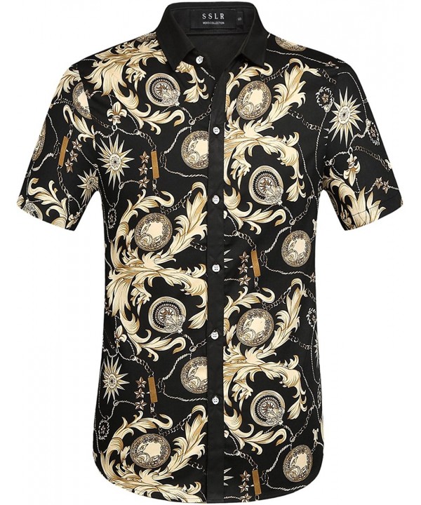 mens casual short sleeve button down