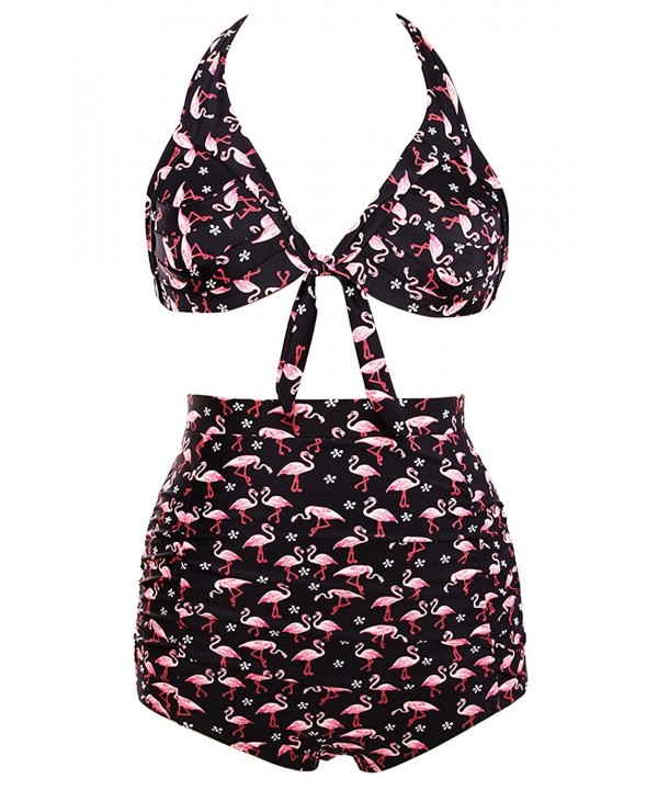 Melory Bikini Swimsuit Flamingo Leopard