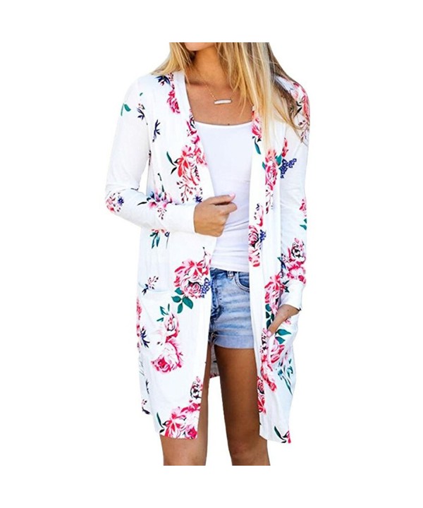 Floral Sleeve Cardigans Coverup Outwear