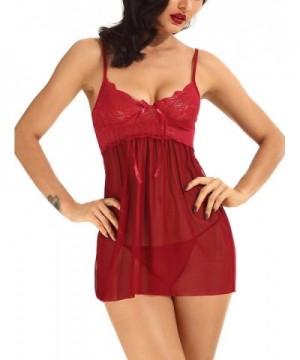 Etopstek Lingerie Nightgown Babydoll Sleepwear