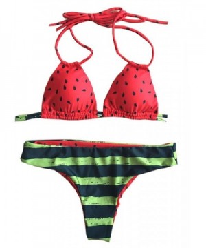 FLEAP Triangle Swimsuits Watermelon XX Small