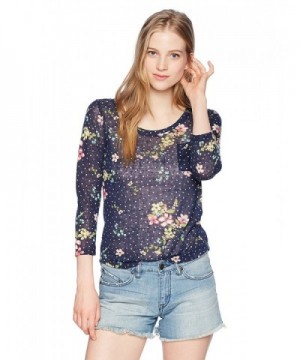 WallFlower Womens Printed Sleeve Pocket