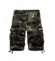 Hakjay MensSummer Multi Pocket Shorts Dark camouflage 30