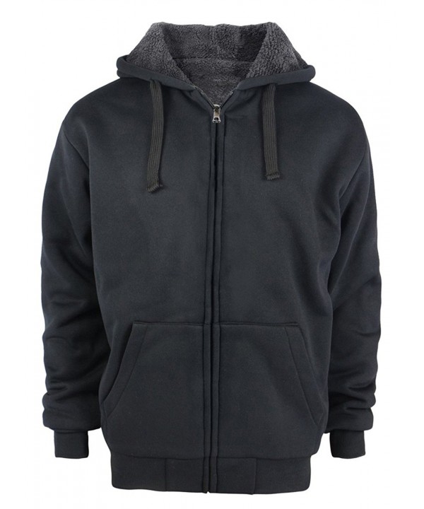 ZITY Full Zip Hooded Sweatshirt Black