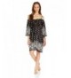 Angie Womens Shoulder Printed Dress