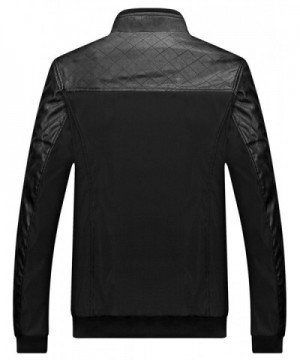 Discount Real Men's Faux Leather Jackets Outlet