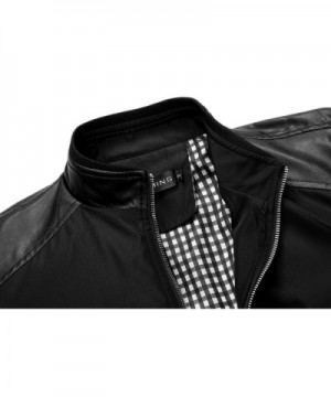 Cheap Men's Faux Leather Coats Outlet