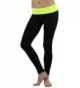 ToBeInStyle Athletic Leggings Fold Over Waistband