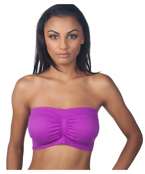 Womens Junior Fashion Bandeau Violet