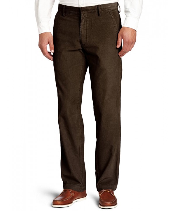 Haggar Khaki Corduroy Plain Front