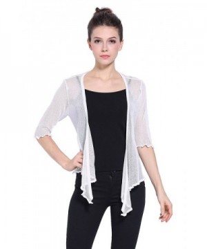 Lightweight Sheer Shrug - White - CH185QKD0YK