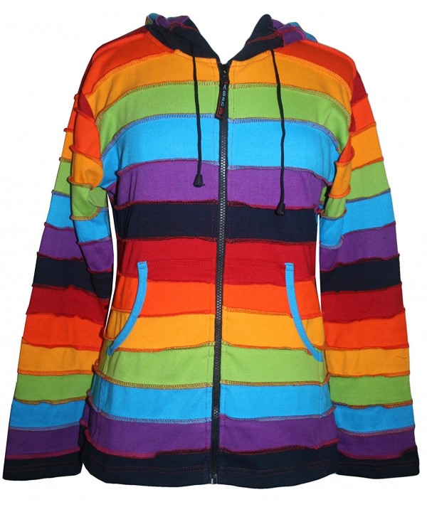 Agan Traders Rainbow Cotton Hoodie