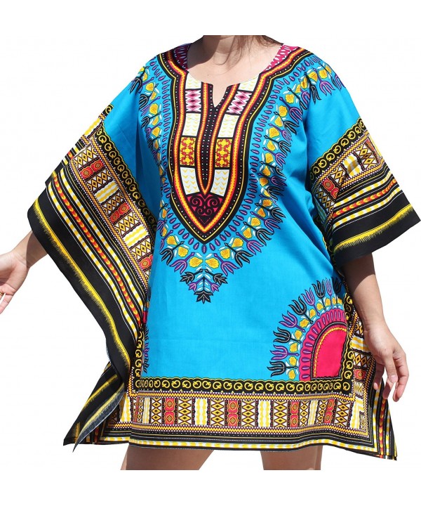 RaanPahMuang Festival Batwing Bright Dashiki