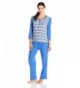 Nautica Sleepwear Womens Waffle Coast