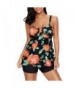 Zumine Printed Tankini Swimsuits Boyshorts