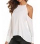 Casual Sleeve Shoulder Chiffon Blouse