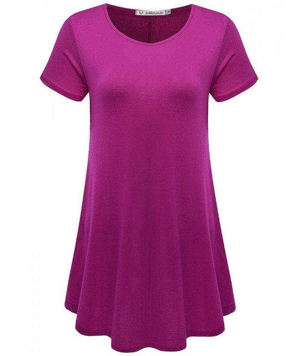 JollieLovin Womens Sleeve Fushia XL