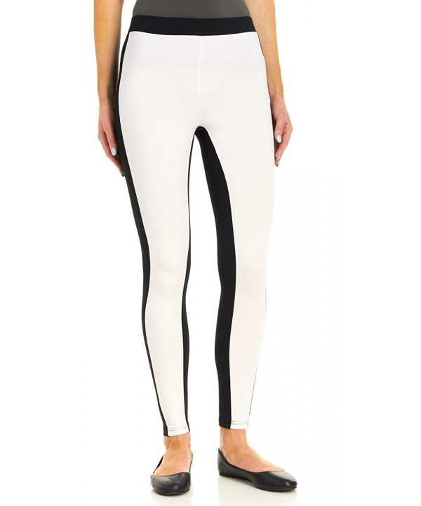 Hue Womens Colorblock Illusion Leggings