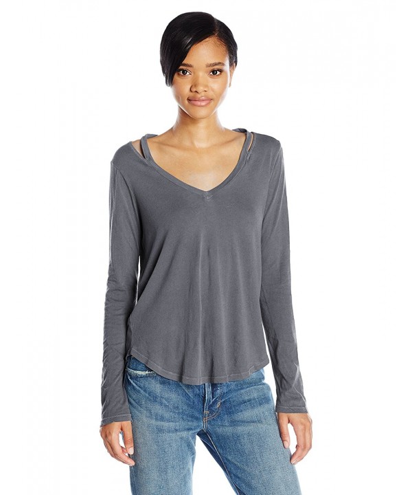 Splendid Womens Vneck Top Lead