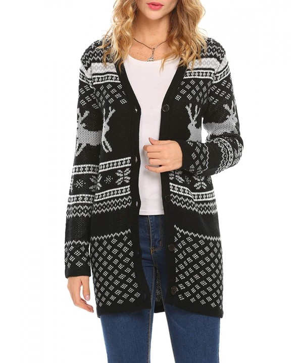 Unibelle Reindeer Sweater Cardigan Chrismas