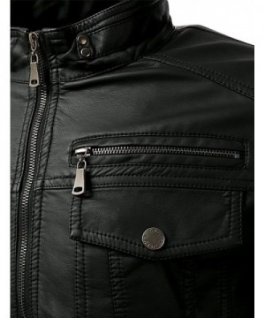 Popular Men's Faux Leather Coats On Sale