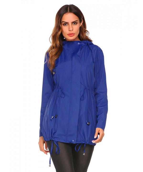 Hersife Lightweight Packable Raincoats Windbreaker