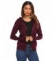 Mofavor Kangagoo Drawstring Jackets Wineberry