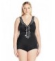 Maxine Hollywood Flutter Button Front Swimsuit