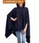 DELUXSEY Loose Ponchos Pullovers Sweaters