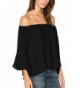 ALLY MAGIC Shoulder Sleeves Strapless Blouses