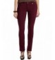 Buffalo Womens Skinny Jeans Burgandy