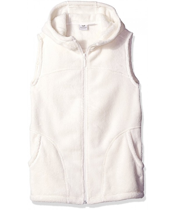 White Sierra Fleece Hooded X Large