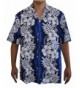 Panel Floral Hawaiian Aloha Shirt