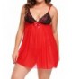 Babydoll Lingerie Splicing Adjustable Sleepwear