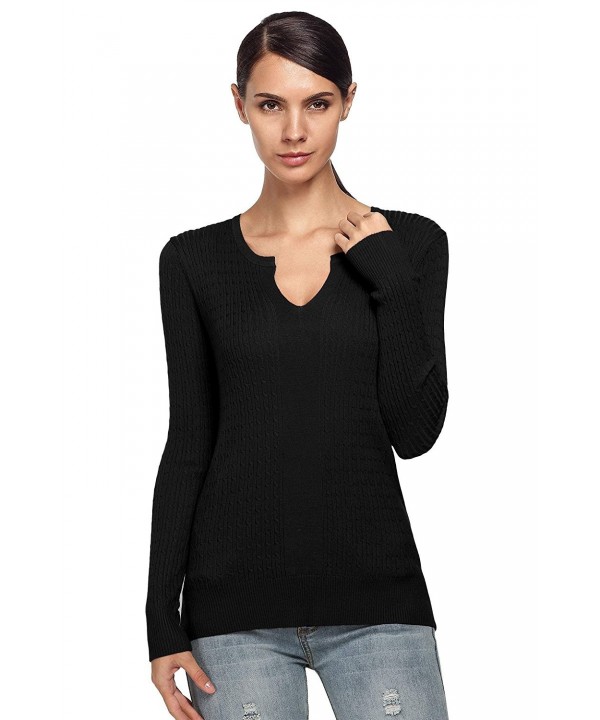 ANGVNS Womens Casual Pullover Sweater