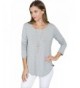 Emmas Closet Womens Round Neck Heather