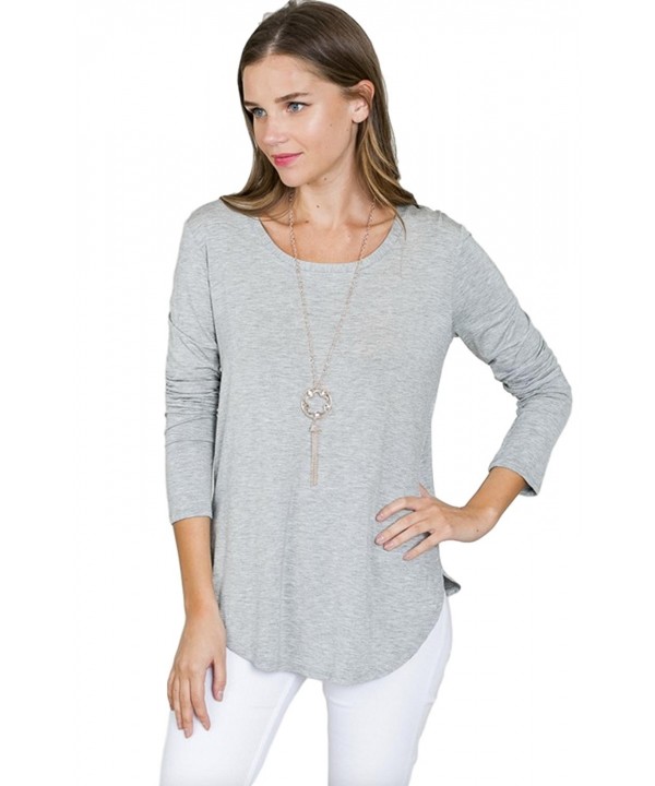 Emmas Closet Womens Round Neck Heather