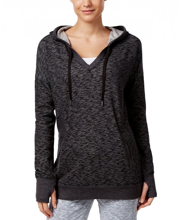 Ideology Womens Pull over Heathered Hoodie