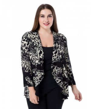 Chicwe Womens Waterfall Jacket Blouse