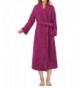 LAPAYA Womens Bathrobe Collar Length