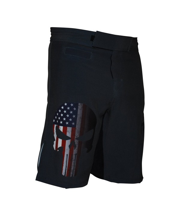 Warrior Skull Training Shorts Grey