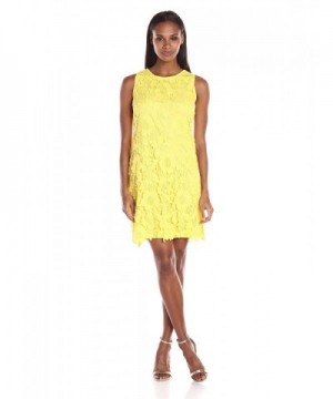 Ronni Nicole Sleevless Woven Lace Exposed
