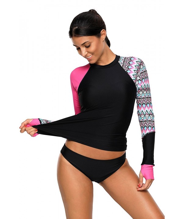 MANDEKU Rashguard Swimwear Tankini Swimsuit