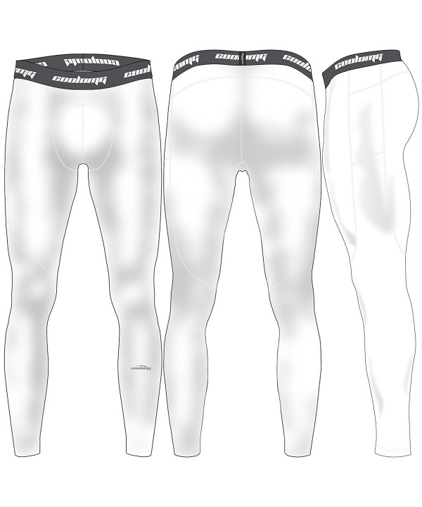 COOLOMG Compression Running Leggings X Large