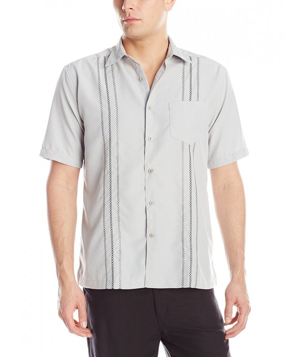 Havanera Short Sleeve Embroidered Medium