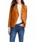 Richlulu Womens Classical Imitation Bomber