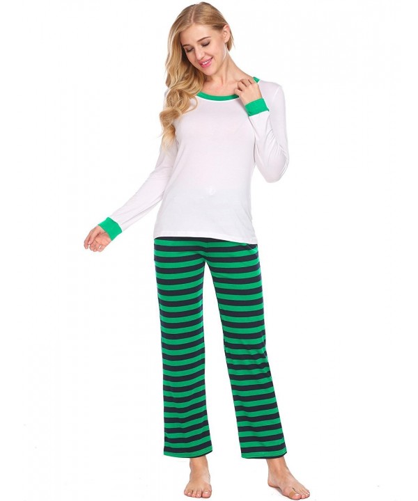 PEATAO Christmas Pajamas Sleeve Bottoms