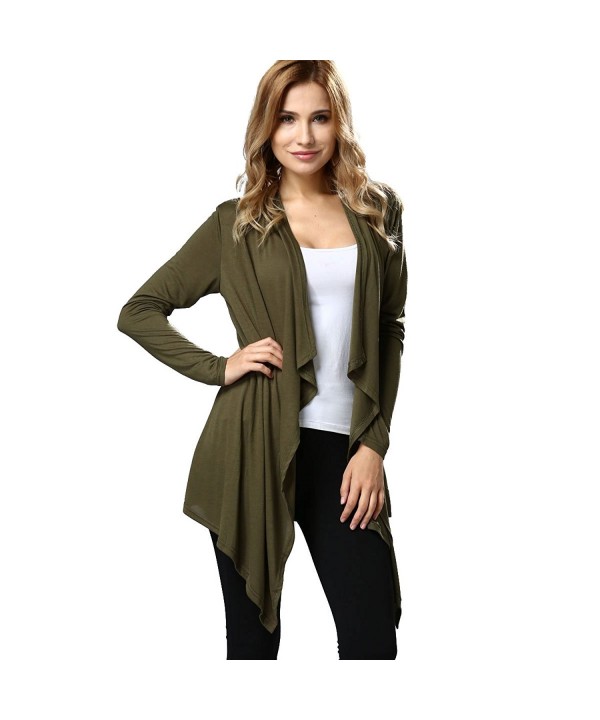 ALAIX Lightweight Open Front Cardigan Armygreen XL