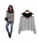 Longwu Strapless Shoulder Cashmere Sweatshirts